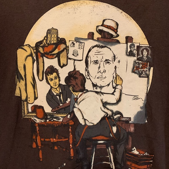 Dr Who Tee - Dr Rockwell - sz L - Picture 2 of 7